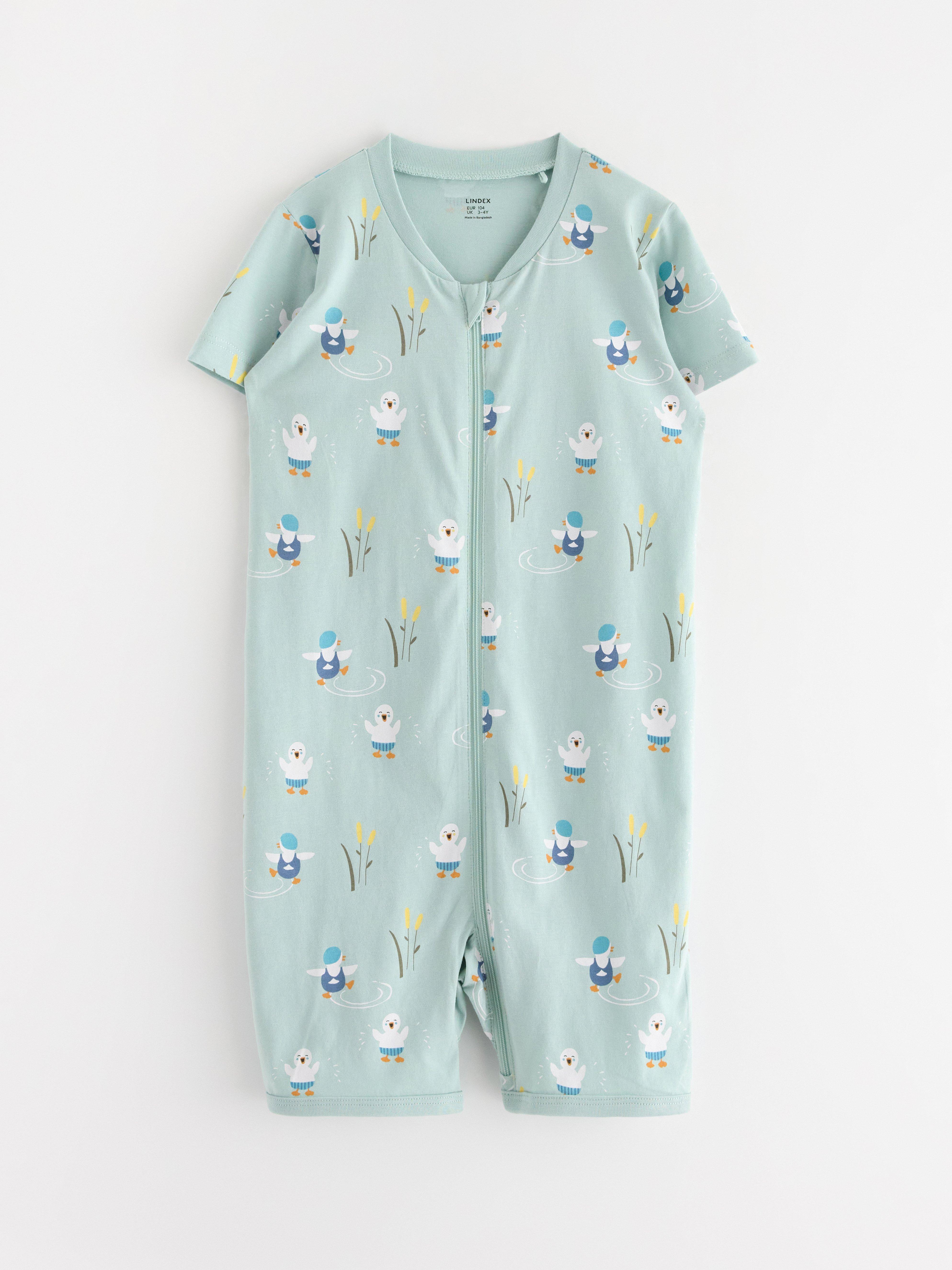 Salopă de pijama turcoaz deschis