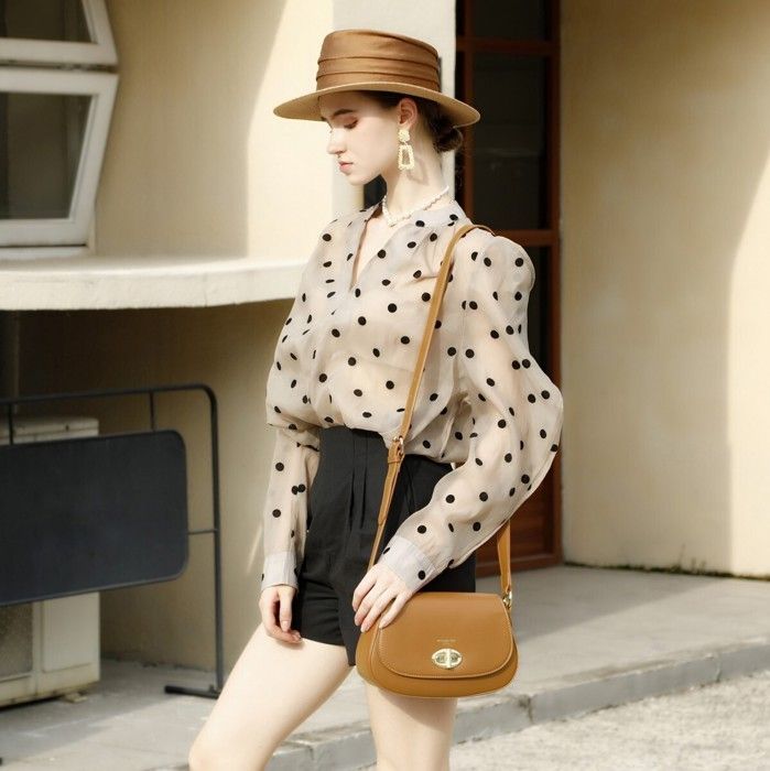 David Jones - Damesschoudertas - Crossbodytas van PU-leer - Clutch met draaisluiting - Zwart