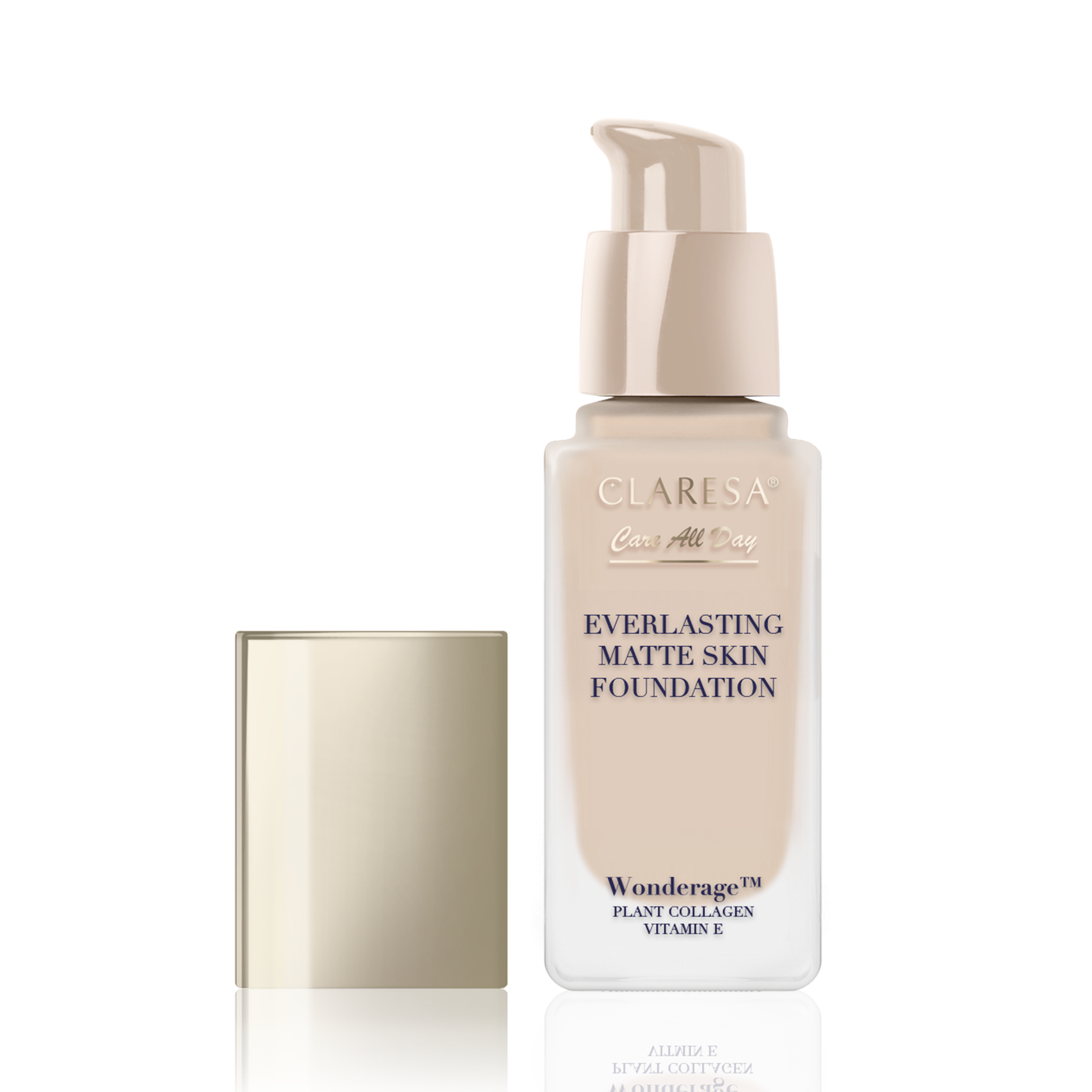 Base de maquillaje Claresa EVERLASTING MATTE SKIN CARE TODO EL DÍA