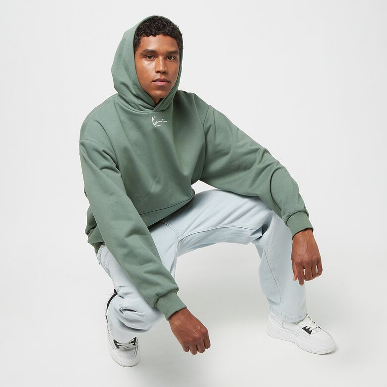 Sweat à capuche oversize à petite signature