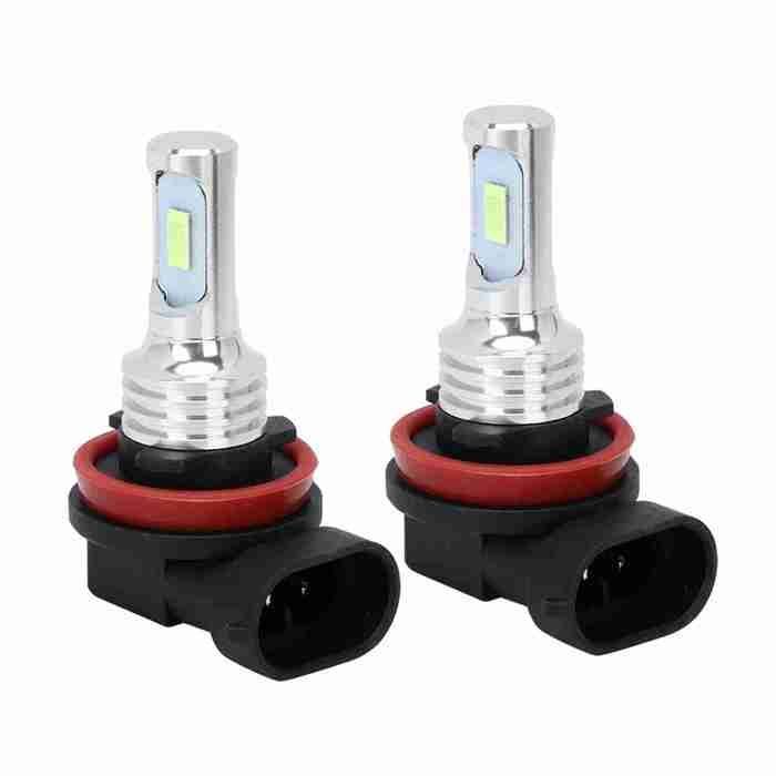 SHI- 2 bombillas LED antiniebla H8/H11 de 80 W y 8000 K, color azul hielo, 12-24 V, universales para faros de coche
