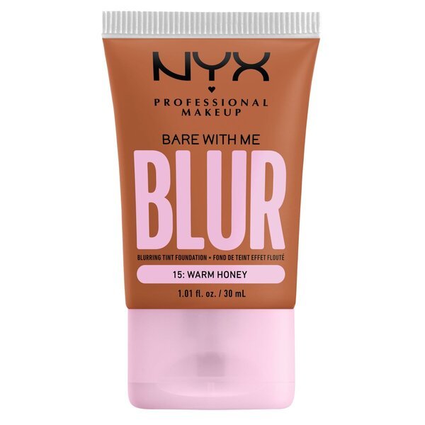 NYX Professional Makeup Bare With Me Blur 15: Šilto medaus makiažo pagrindas, 30 ml