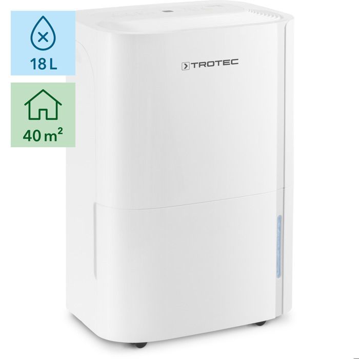 Deumidificatore TROTEC TTK 54 E - 18 l/giorno - Asciugatura bucato - Ionizzatore integrato