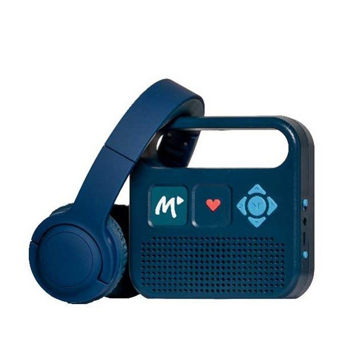 Story Boxes - Merlin: Children's headphones compatible with Merlin speakers - Blue