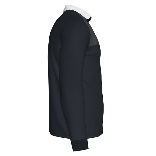  Tricou polo cu mânecă lungă Joma Winner II, negru, antracit