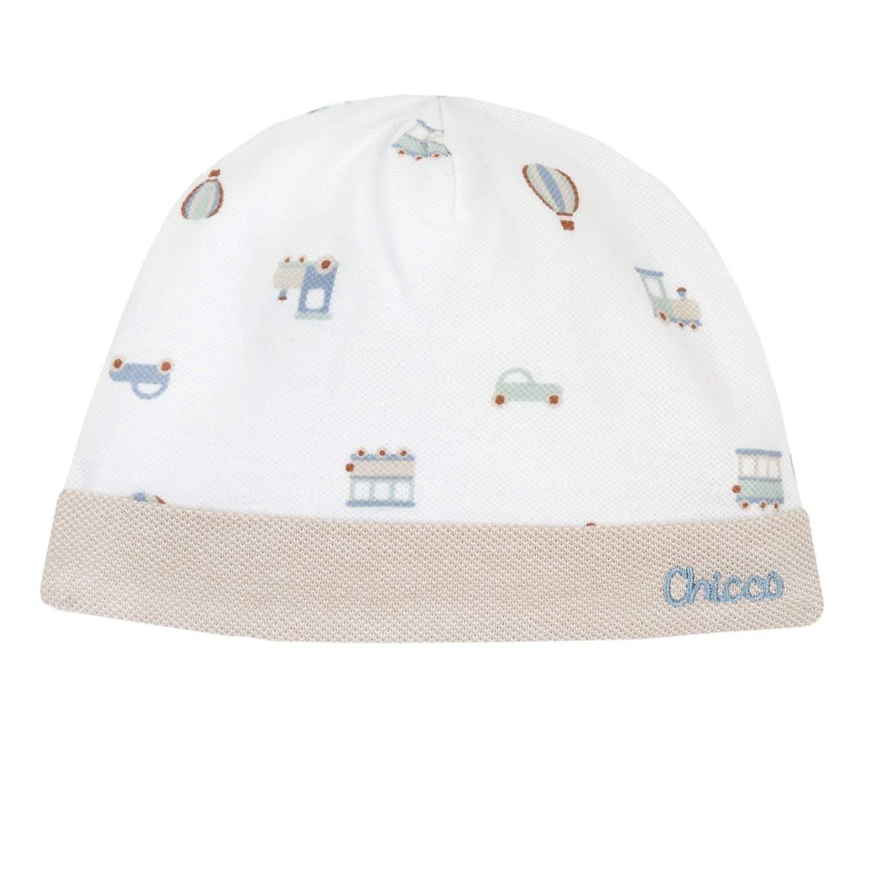 Gorro de piqué coches