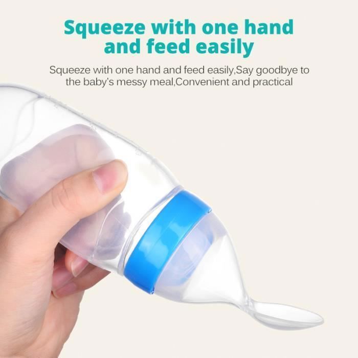 Cuchara para biberón, alimentador de entrenamiento para leche de bebé, suplemento alimenticio, BPA, rosa cg0613sdp19rl