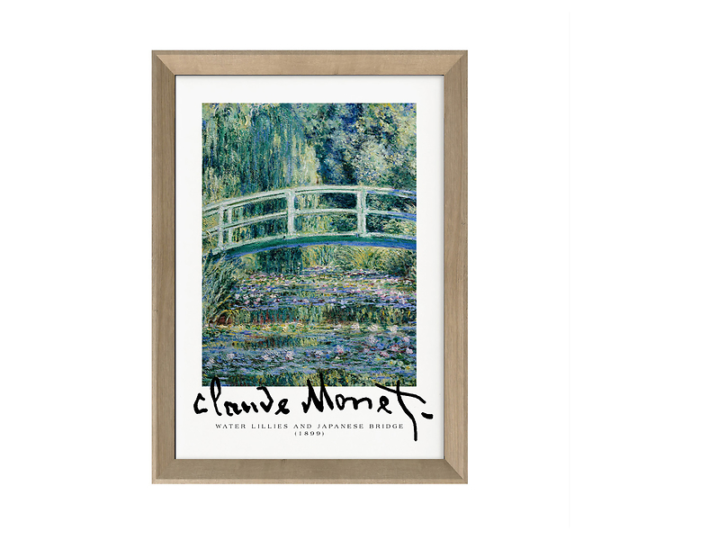 Obraz w ramie Paris Pic Monet Pond 50x70 cm