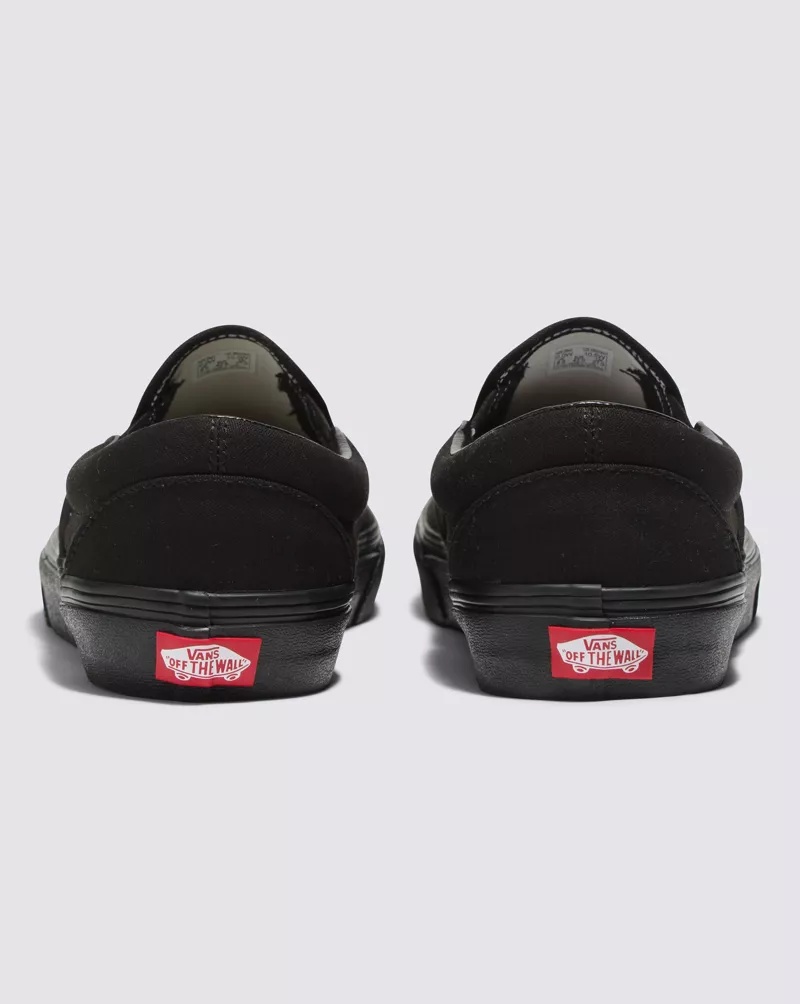 Customs Black Slip-On Wide