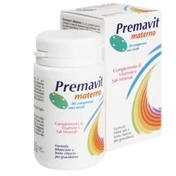 VALDERMA Premavit Materno suplemento vitamínico e mineral 30 comprimidos