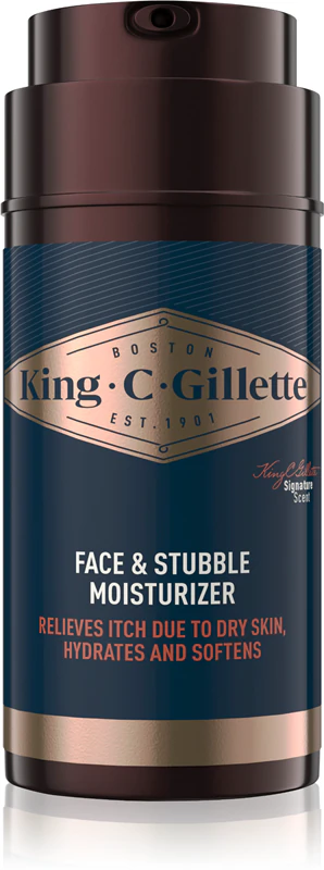 Gillette King C. Hidratante Facial e para Barba para Homens