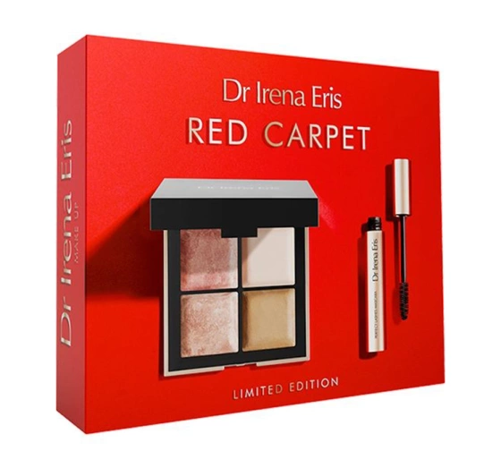 Dr Irena Eris Red Carpet zestaw paleta do twarzy 20 g   tusz do rzęs 9 ml