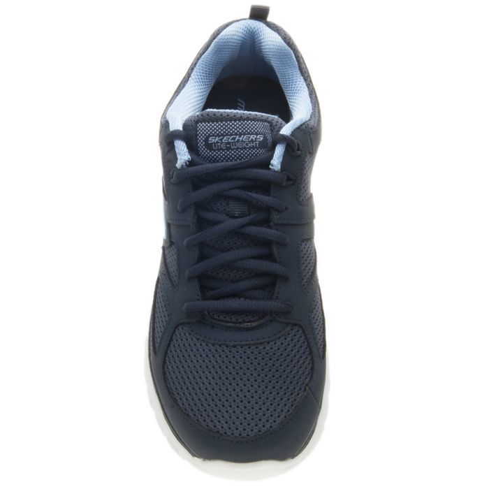 Zapatillas para caminar - SKECHERS - Burns-Agoura - Piel - Azul - Transpirables