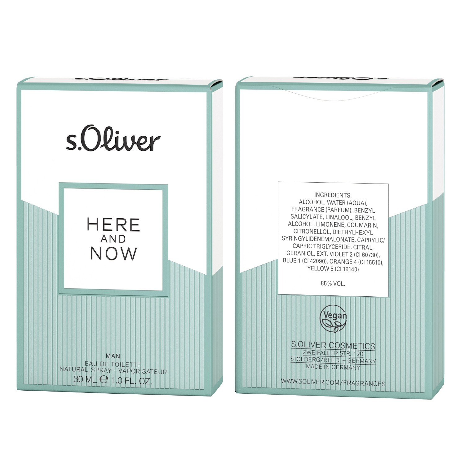 s.Oliver Eau de Toilette Here And Now - 30 ml