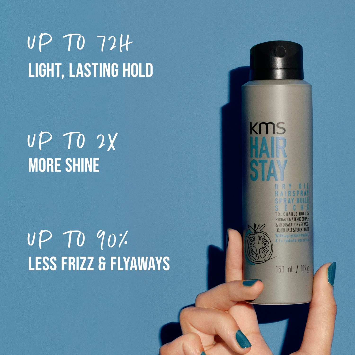 KMS HairStay Dry Oil matu laka - 75 ml