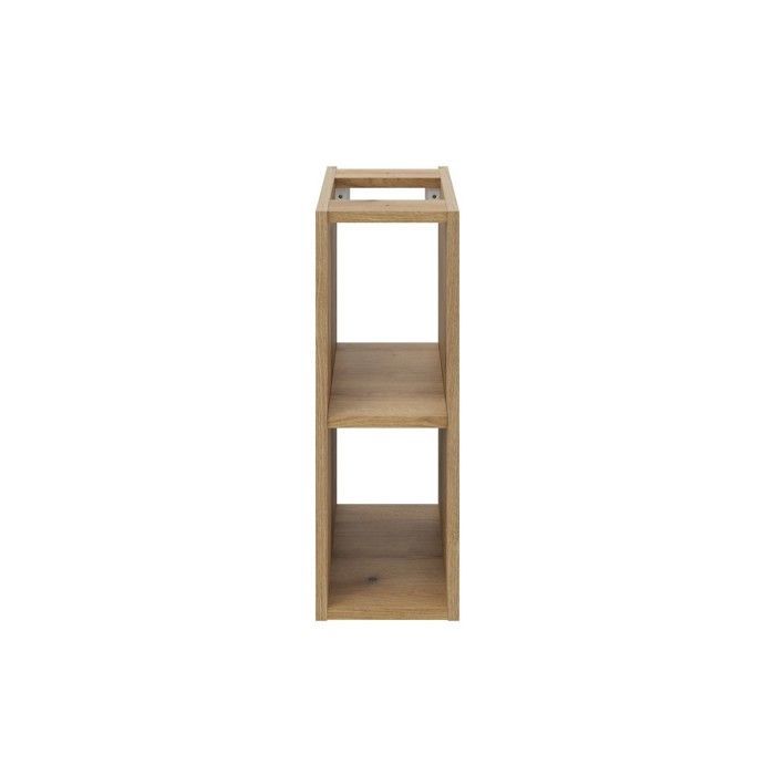 Unitate de depozitare pentru baie VANO – Finisaj stejar – Lățime 20 × A 57 × Î 39 cm – Montare pe perete