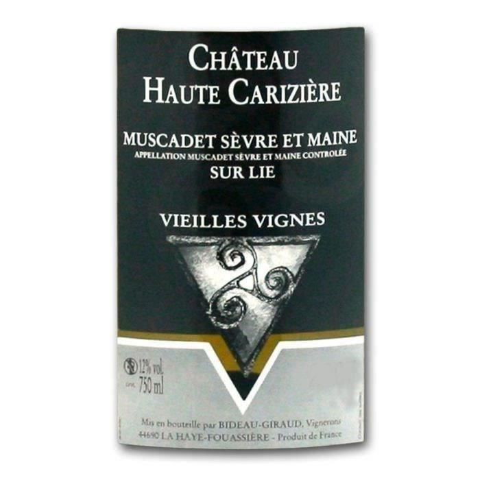 Château Haute Carizière Muscadet Sèvre et Maine - Vin blanc de Loire 2021