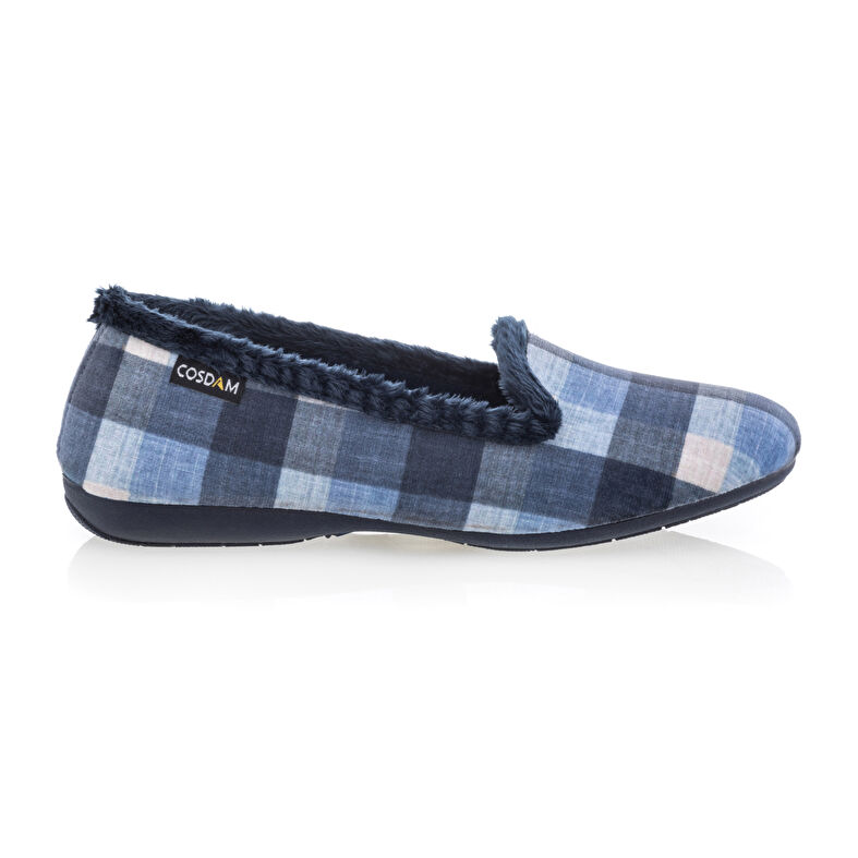 Pantoufles Femme Bleu