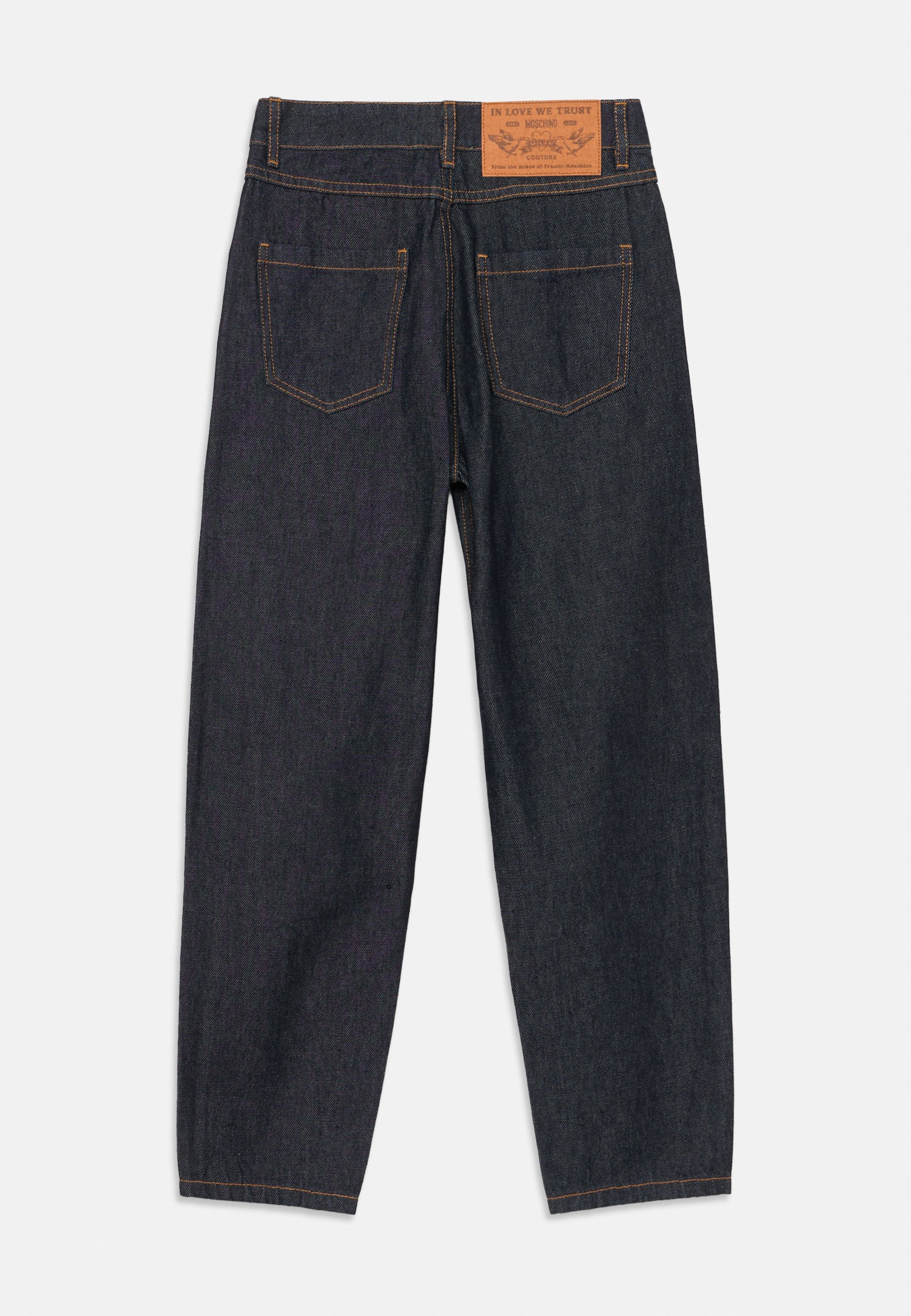 MOSCHINO jeans met rechte pijpen - donkerblauw