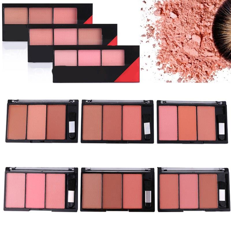 Palette de blush pour le visage, poudre naturelle, maquillage femme, éclat, longue tenue, pigments cosmétiques