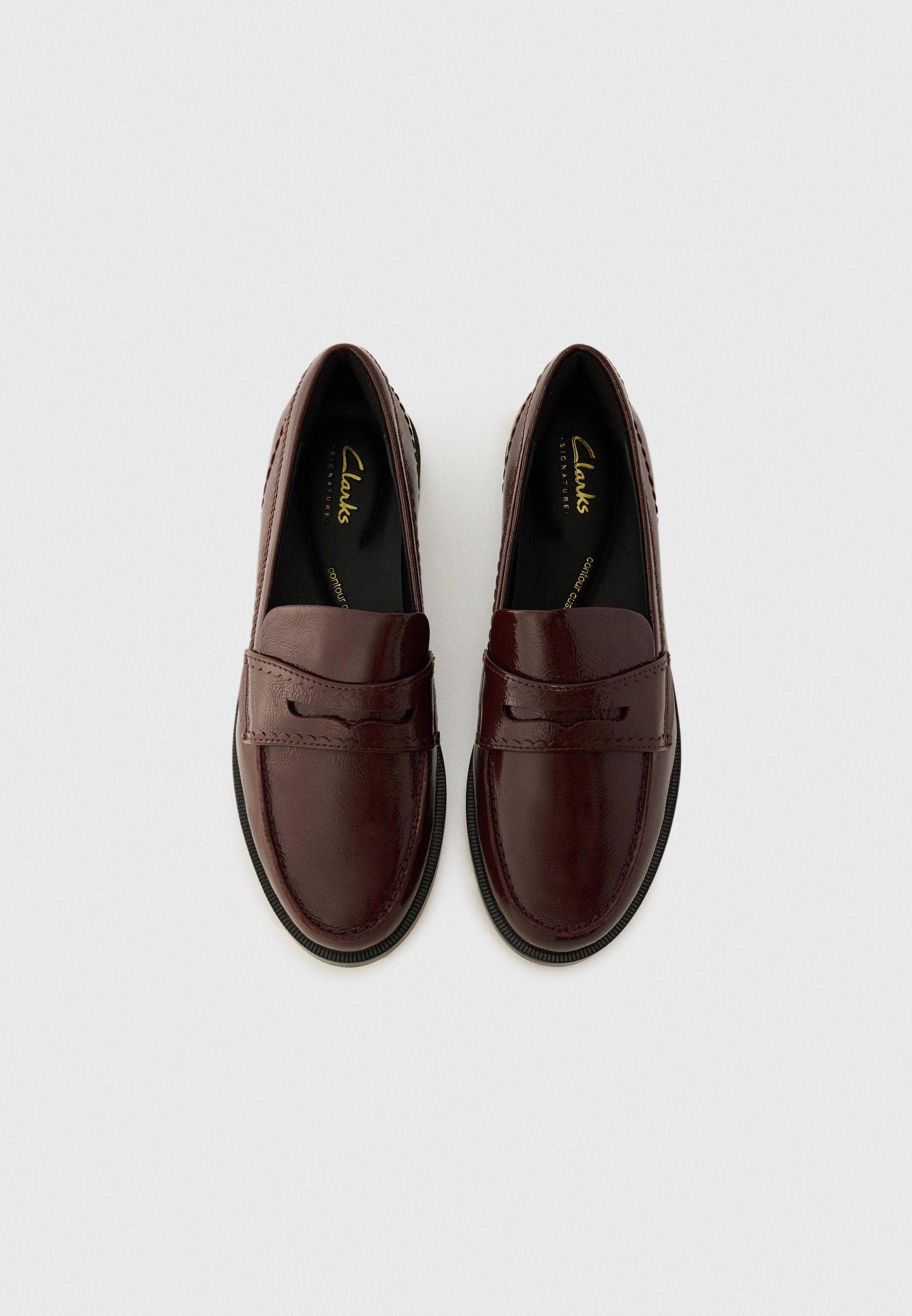 Clarks STRAVEN EDGE - Slipper - bordeauxrot