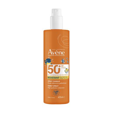 Avène Family Sprayresistent SPF50 Solskyddsmedel för kroppen, solskyddsmedel för barn, 400 ml