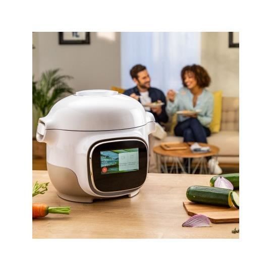 MOULINEX Cookeo Touch Mini WiFi Smart Hochdruck-Multikocher, 3 l, 150 integrierte Rezepte, Moulinex App YY5132FB