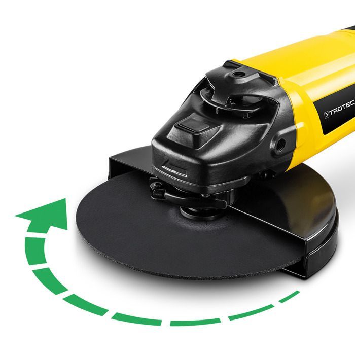 Esmerilhadeira angular TROTEC PAGS 10-230 - 2000 watts - 6500 rpm - Trava de 3 posições