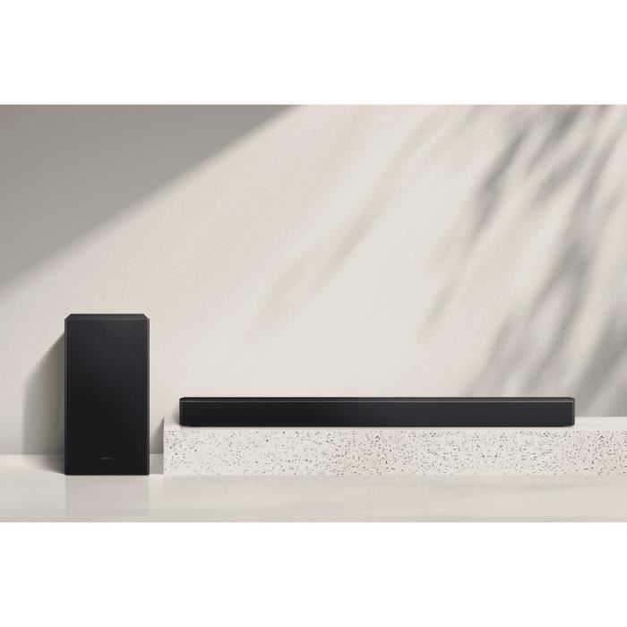 Soundbar - SAMSUNG - HW-B460F - Serie 2.1 canali - Potenza: 300 W - Subwoofer wireless da 6,5