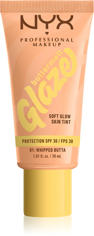 NYX Professional Makeup Buttermelt Glaze illuminating and tinting fluid SPF 30