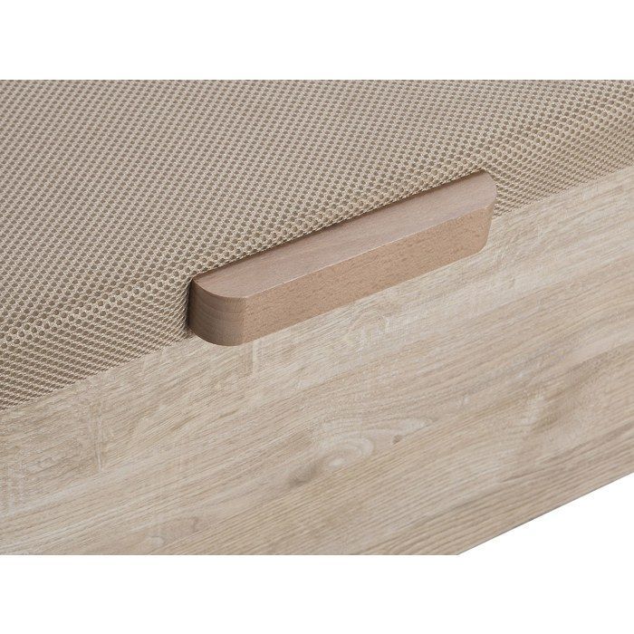 Base de cama con almacenamiento 160 x 200 cm - Natural claro - HESTIA de YSMÉE