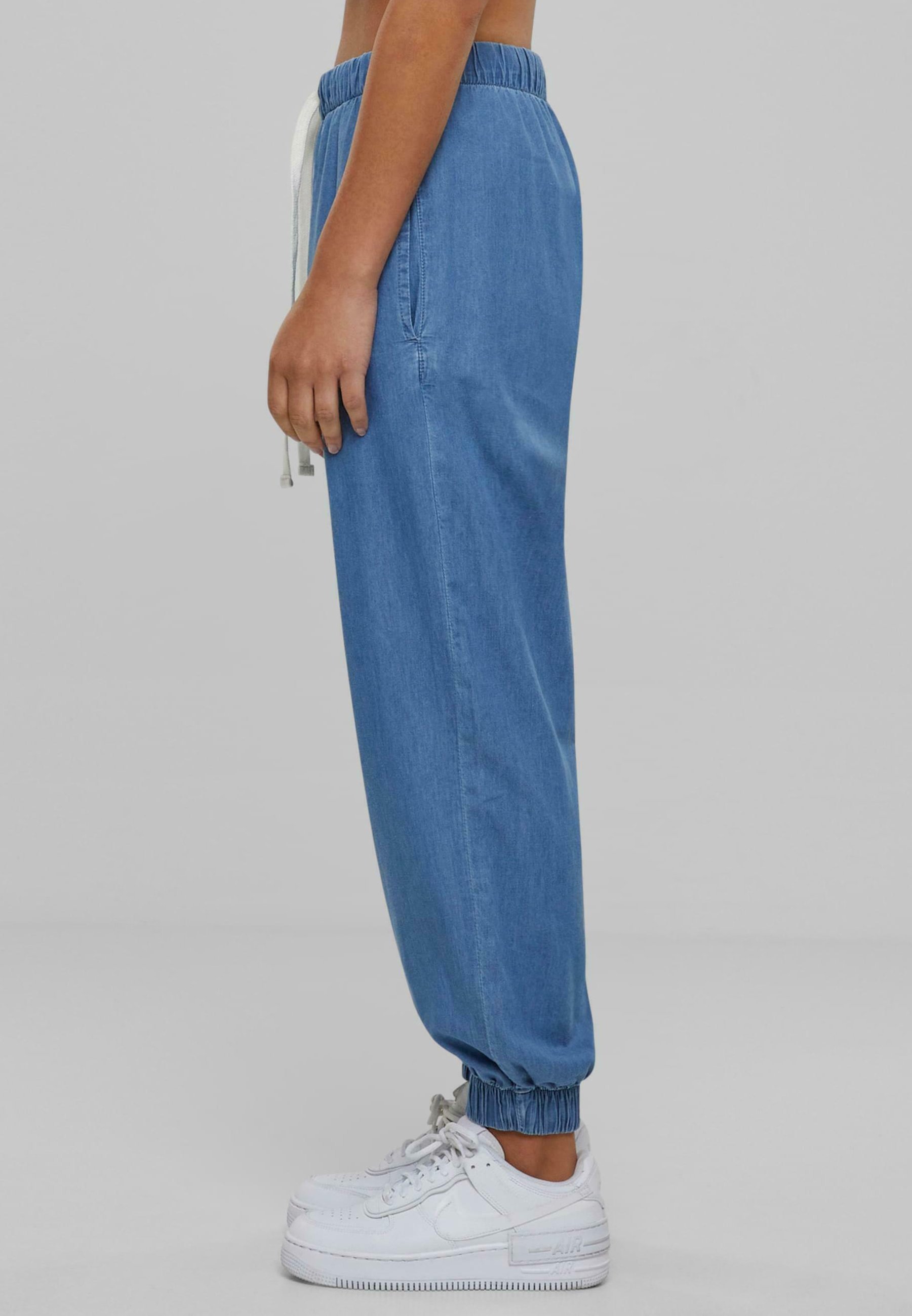 Urban Classics jeans met taps toelopende pasvorm - lichtblauw gewassen