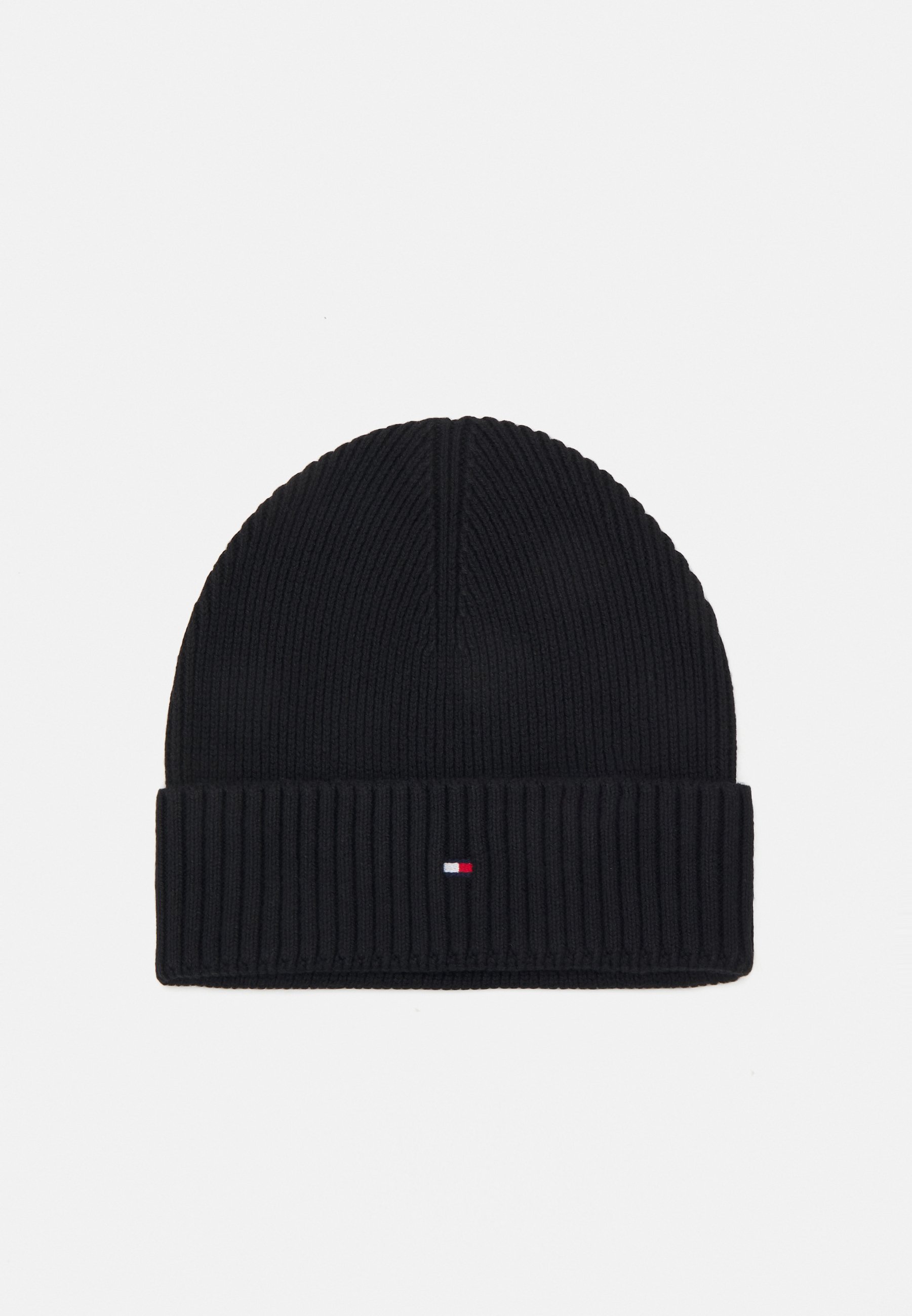 Tommy Hilfiger FLAG BEANIE UNISEX - Lue - black