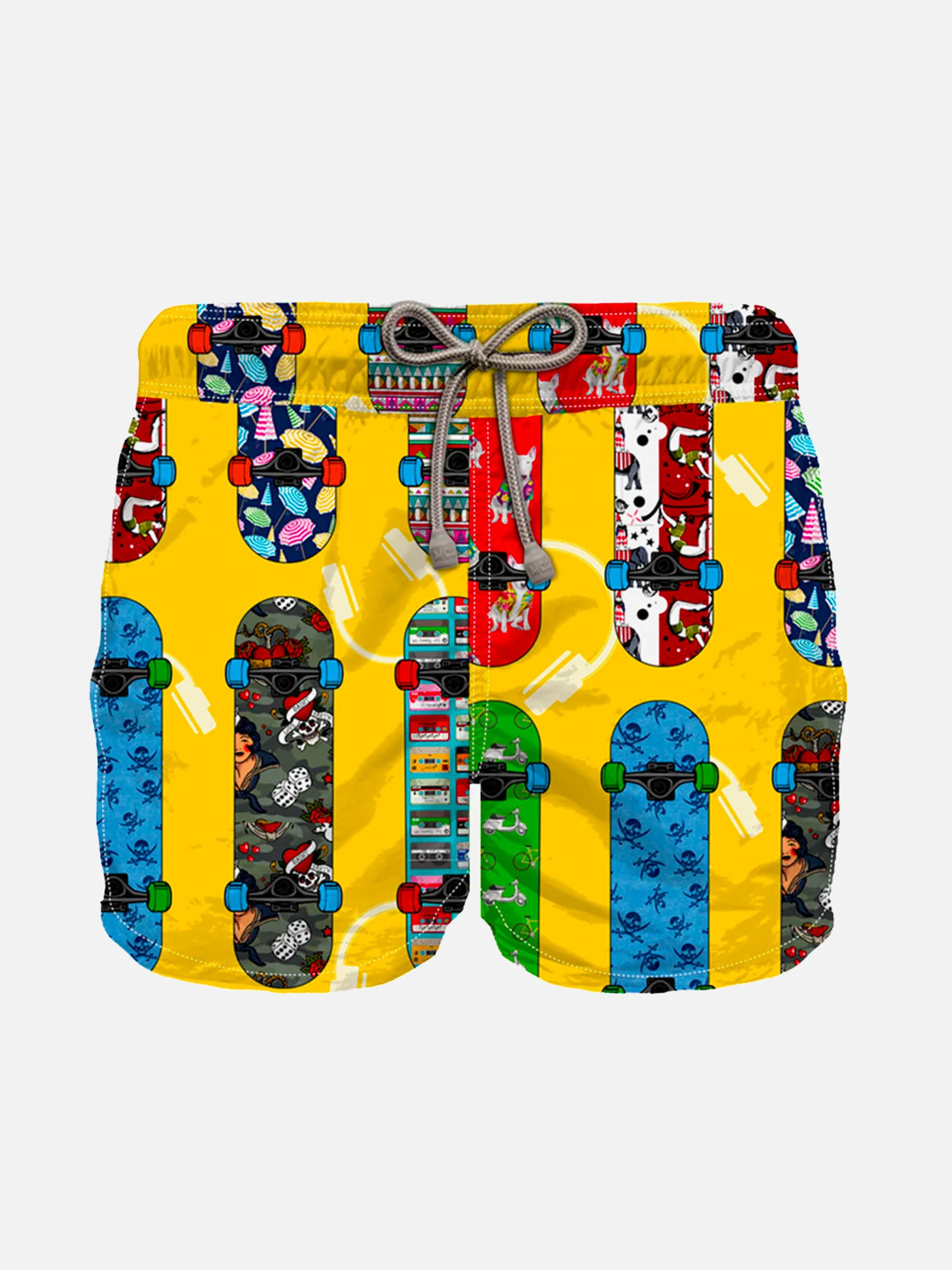 Zwempak voor jongens met skateboardprint