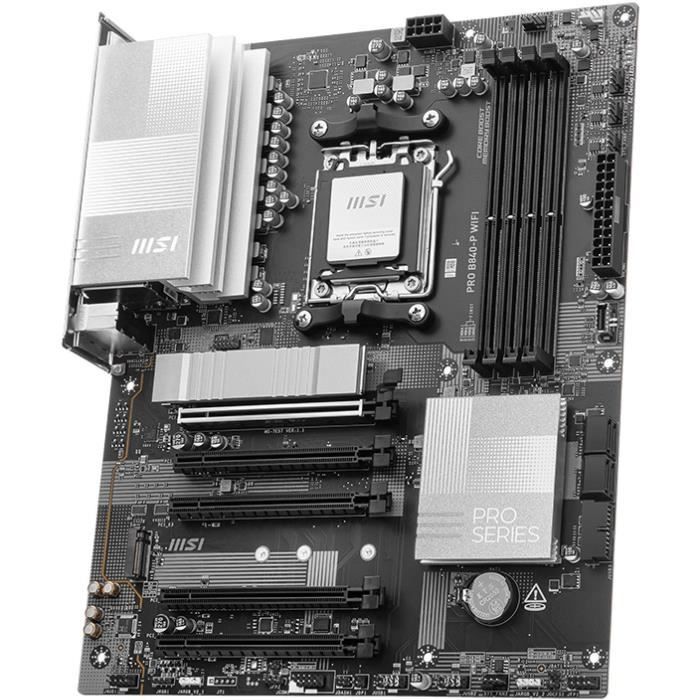 Motherboard - MSI - PRO B840-P WIFI - AM5 - DDR5 - Wi-Fi 7 - 2.5 GbE