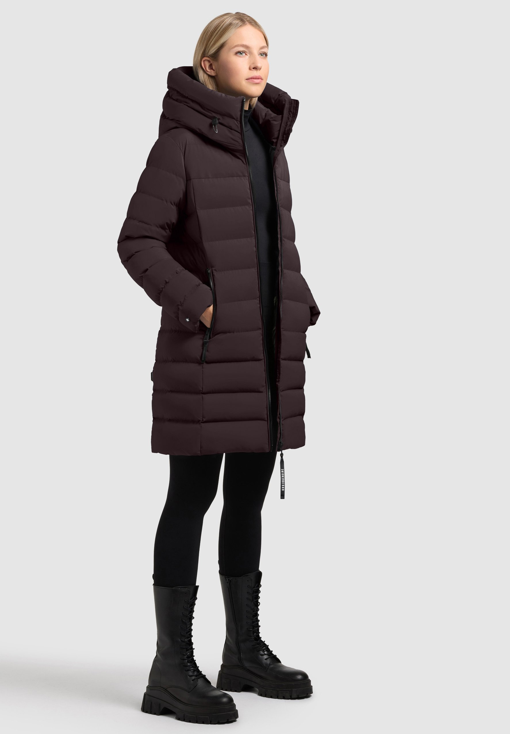 khujo NEKAR - Veste d'hiver - moody plum