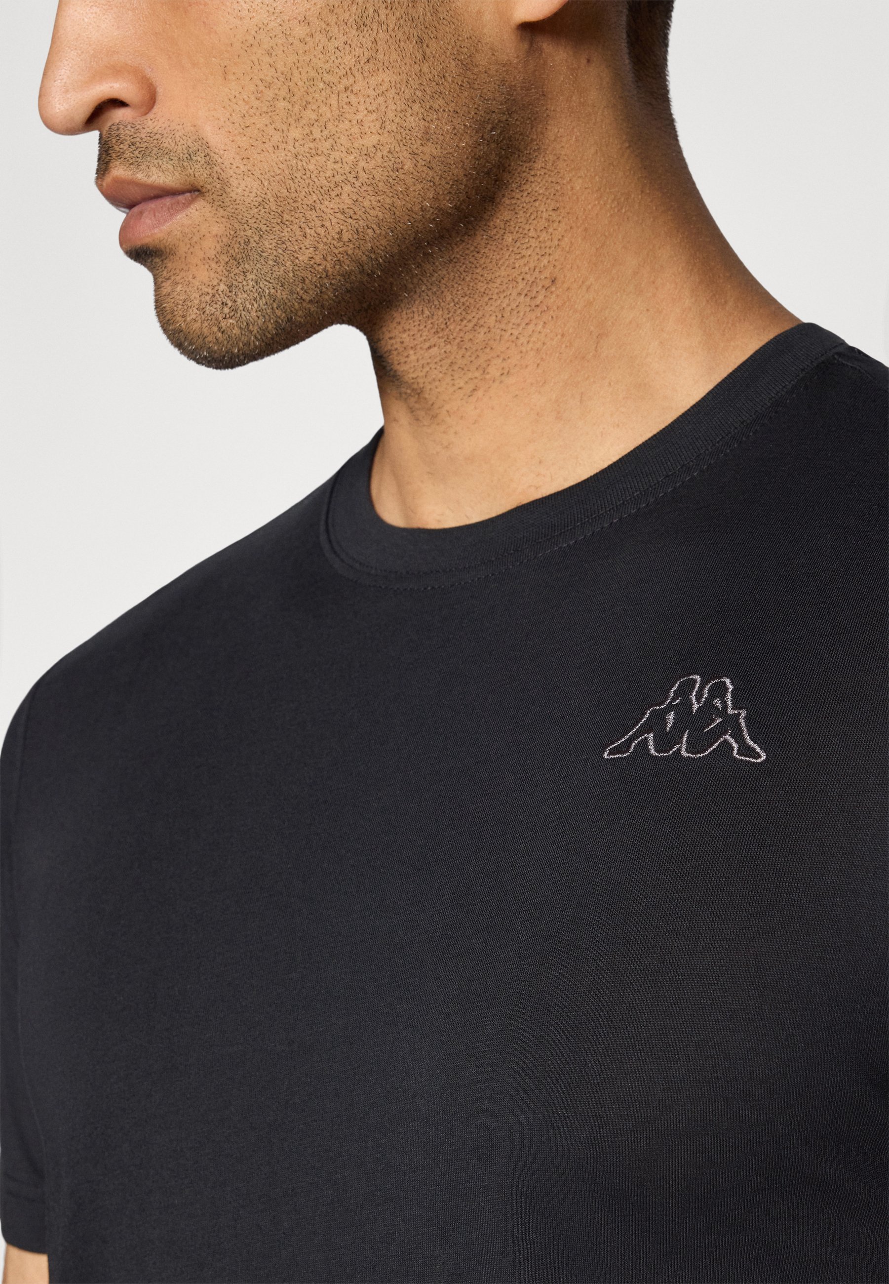 T-shirt Kappa Basic - nero/grigiastro