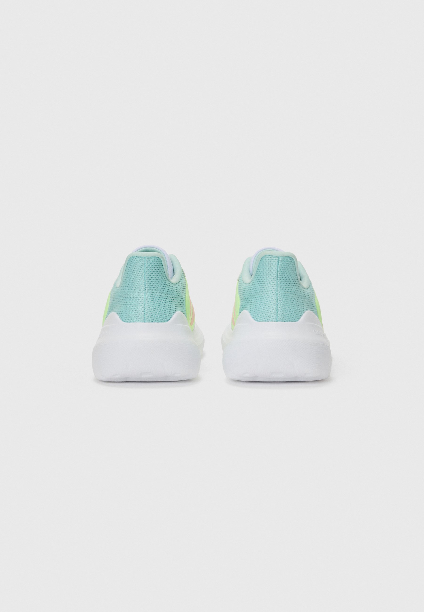adidas Performance TENSAUR - Buty do biegania po asfalcie - białe/przezroczyste różowe/żółte