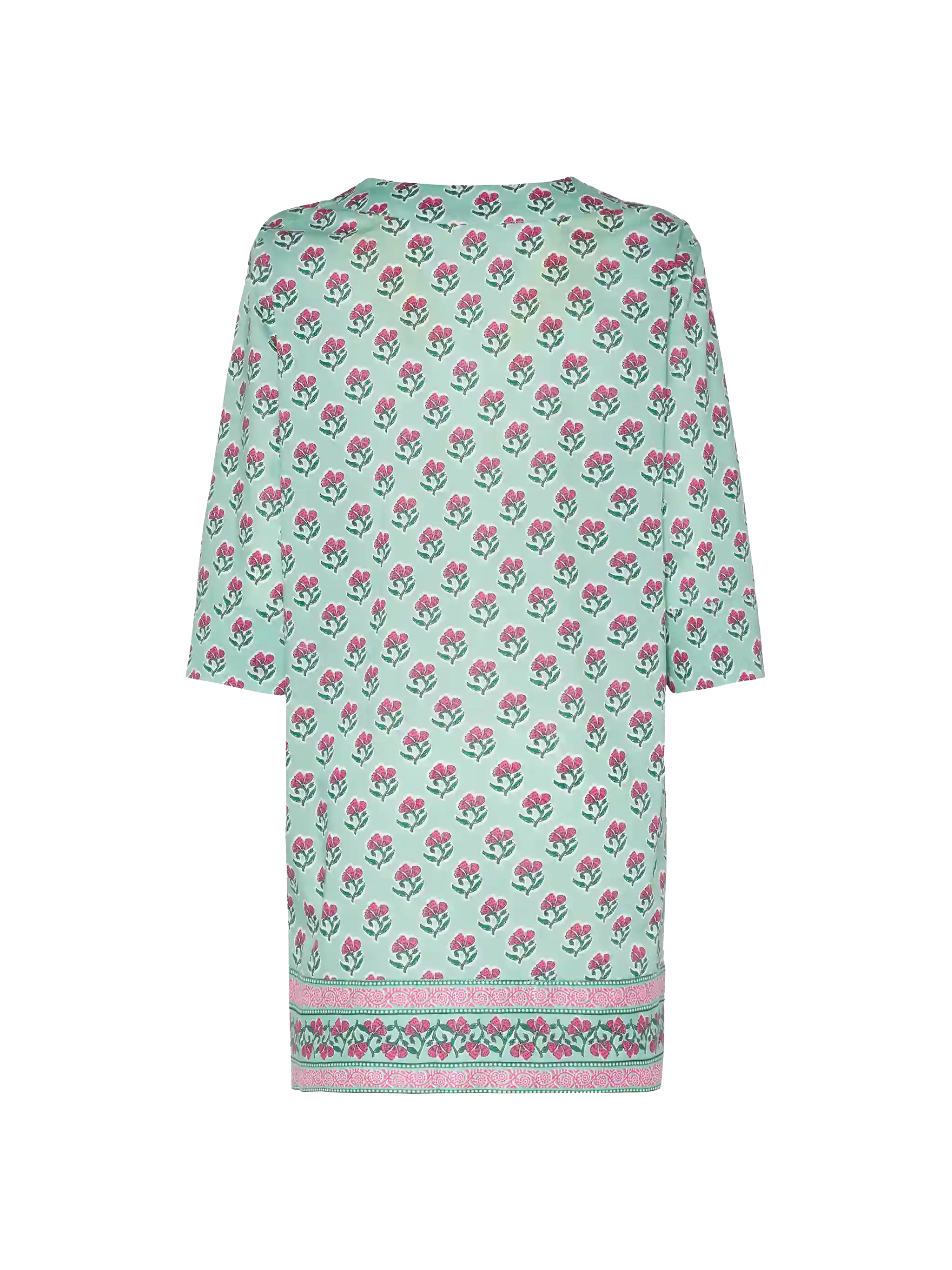 Macha katoenen tuniekjurk met bloemenprint