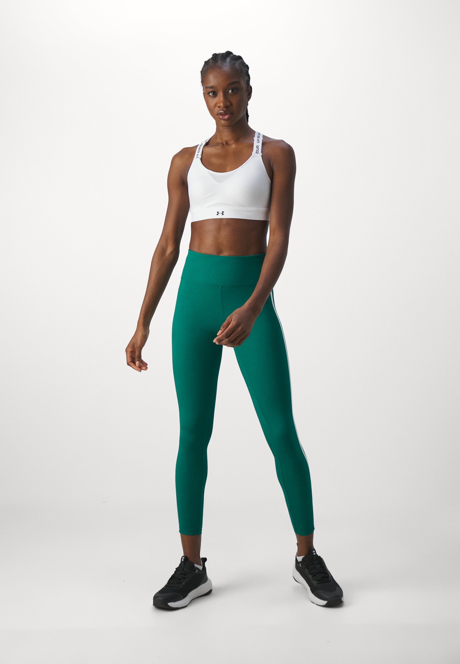 Reggiseno sportivo Under Armour INFINITY 2.0 HIGH ad alto sostegno - bianco/nero