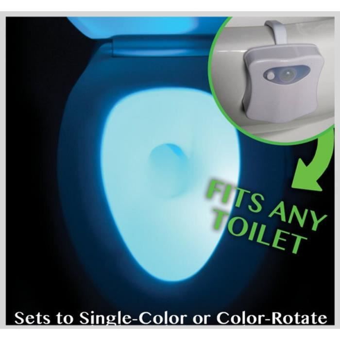 Toilet seat - Automatic body detection light - Toilet bowl - Bathroom light - MULTI type