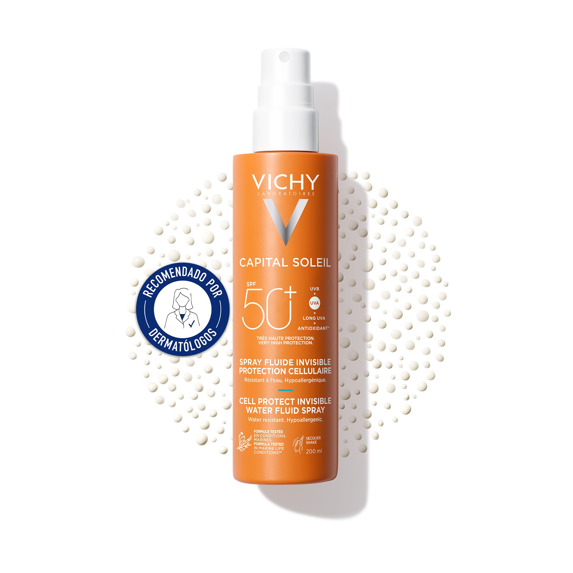 Capital Soleil Cell Protect невидљиви флуид у спреју SPF50 Апотека за заштиту од сунца