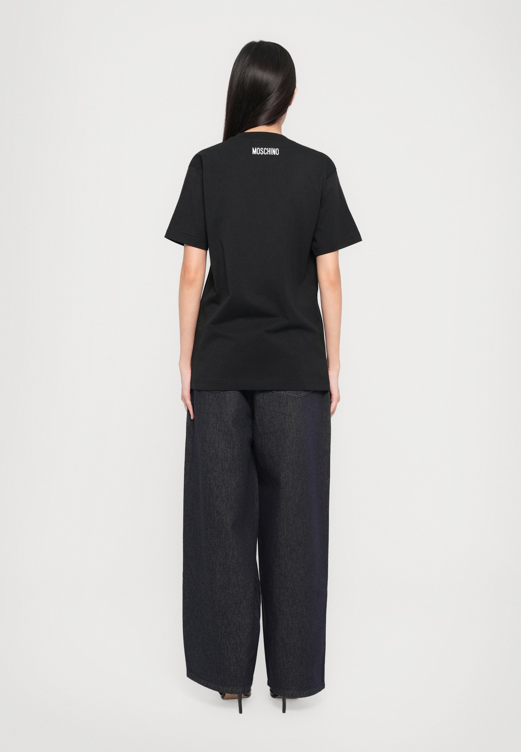 MOSCHINO TROP HAUT POUR ÊTRE GÂTÉ - T-shirt imprimé - noir