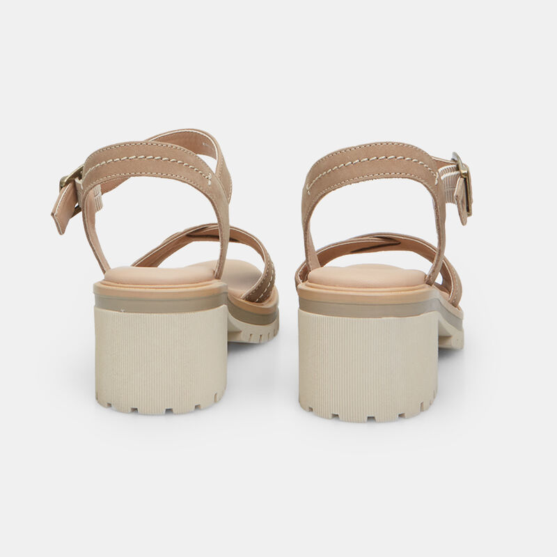 Weinbrenner nubuck sandaler med 5 cm klack
