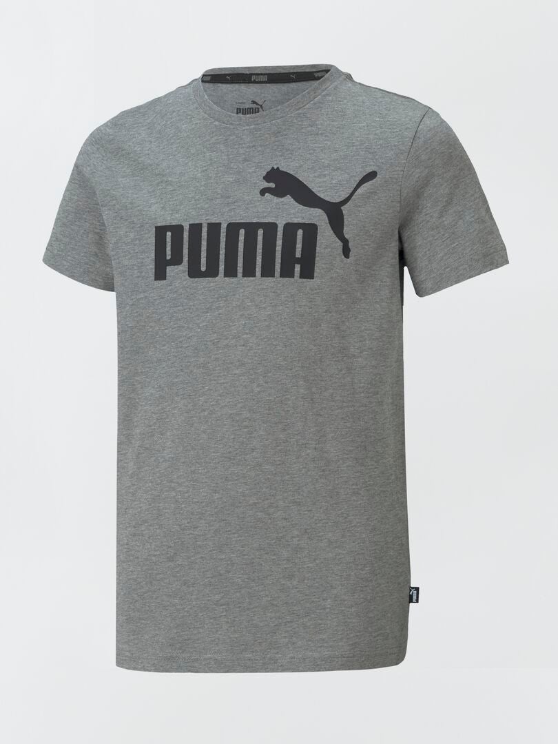 Effen 'Puma' T-shirt - GRIJS