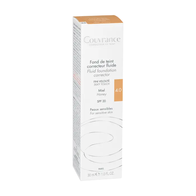 Avène Couvrance Fluid Foundation Corrector 4.0 Korjaava meikkivoide Sävy 4.0 Hunaja SPF20 30 ml 30 ml