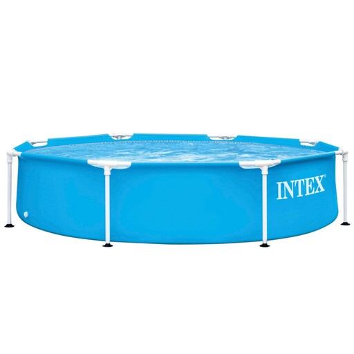 Piscina Tubular Redonda Metal Frame Intex
