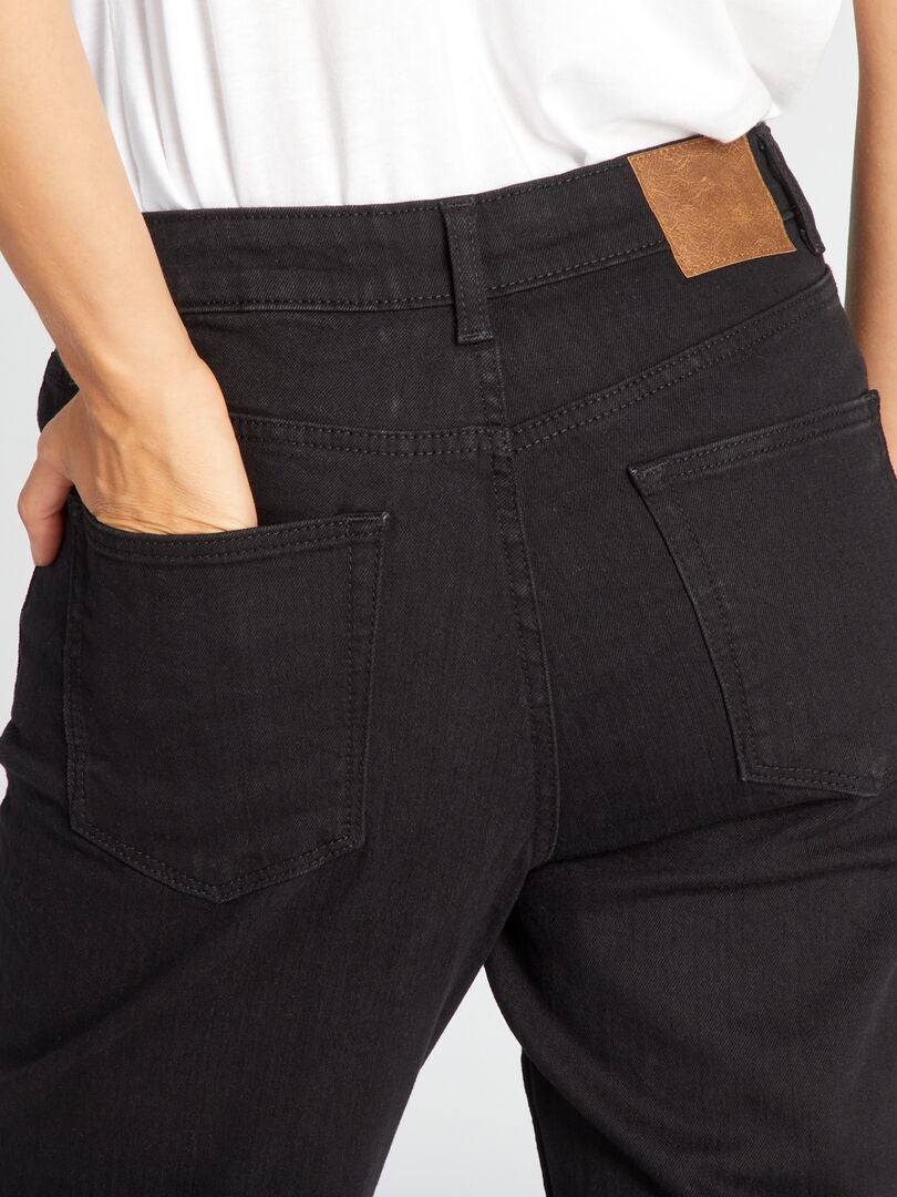 Calça jeans slim tamanho L34 - PRETA