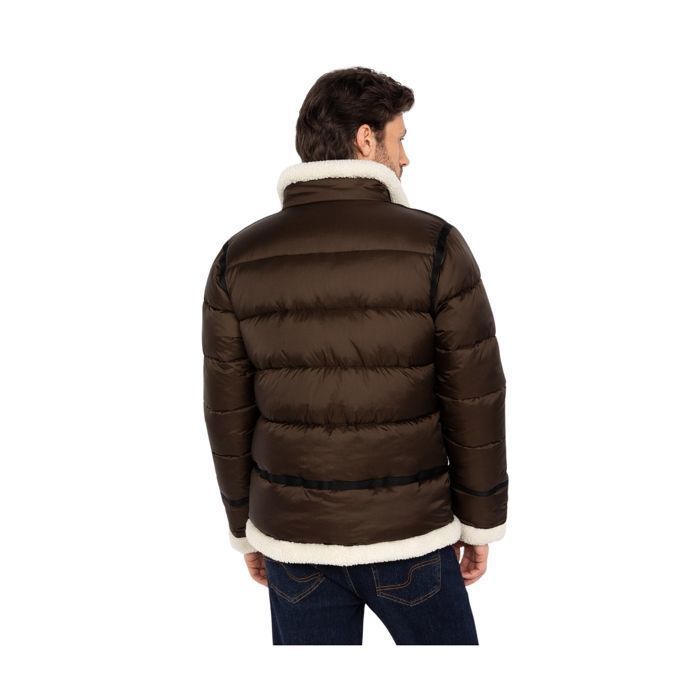 Chaqueta de plumas para hombre Schott Ref. 64100 Marrón