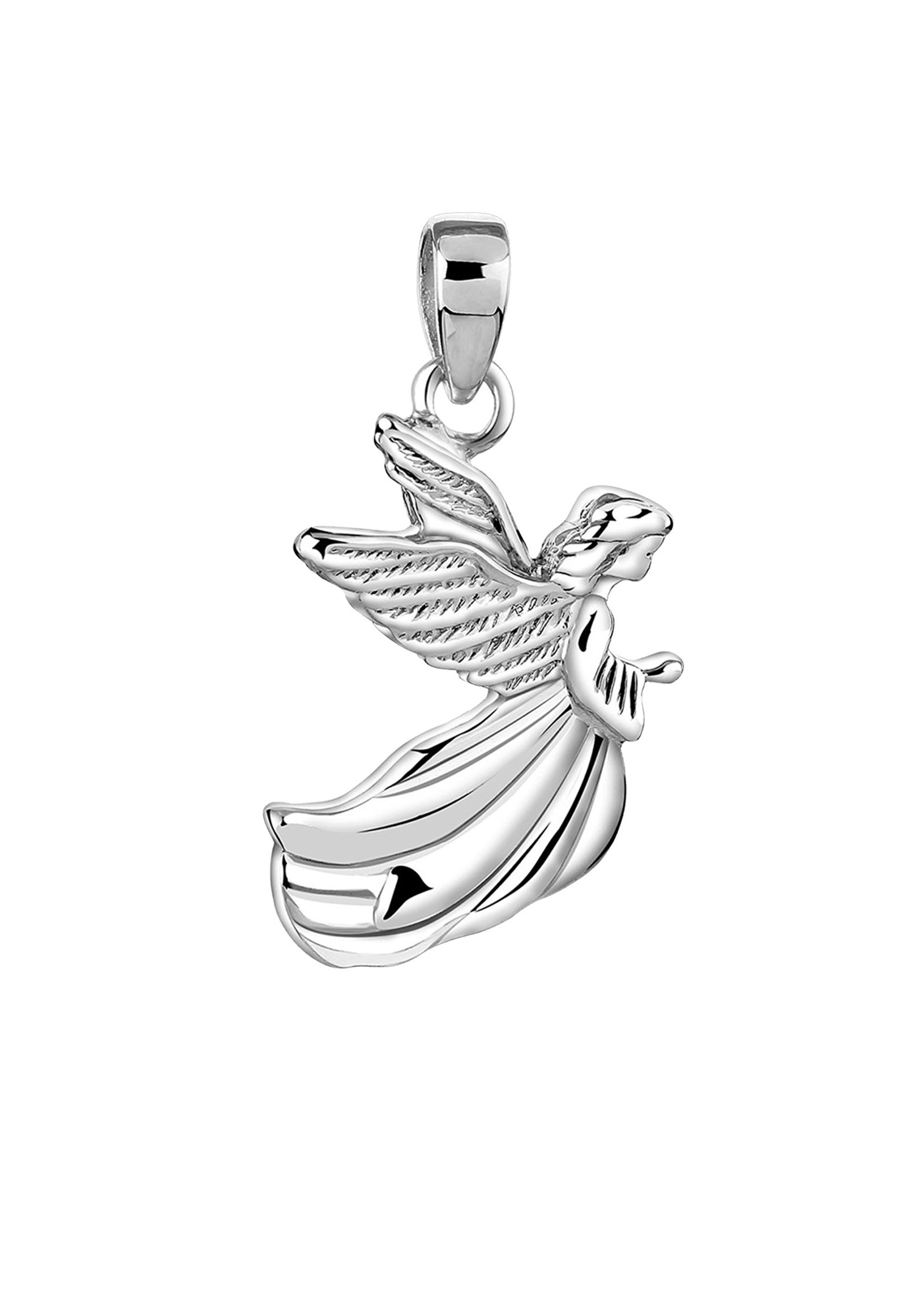 Nenalina Femmes Ange pendentif porte-bonheur en argent sterling 925